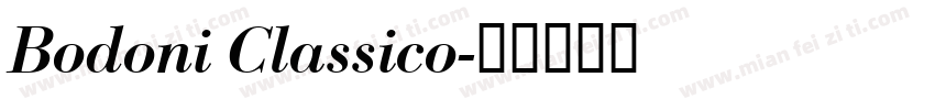 Bodoni Classico字体转换